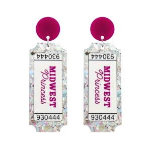 Earrings^Haus Of Dizzy 'Hometown Honey' Ticket Earrings
