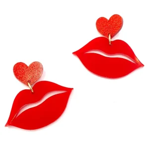 Earrings^Haus Of Dizzy 'Hot Lips' Earrings ?