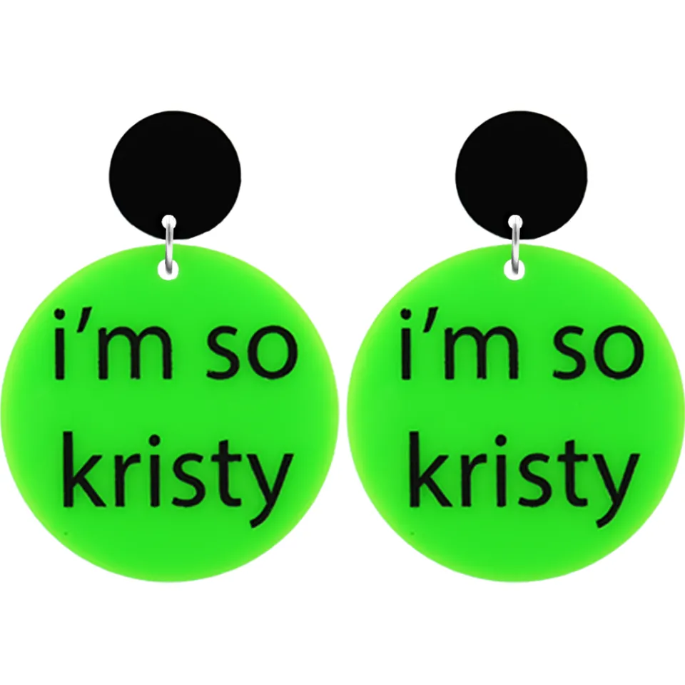 haus_of_dizzy_im_so__cust_0.webp Earrings^Haus Of Dizzy 'i'm so ...' Custom Circle Earrings
