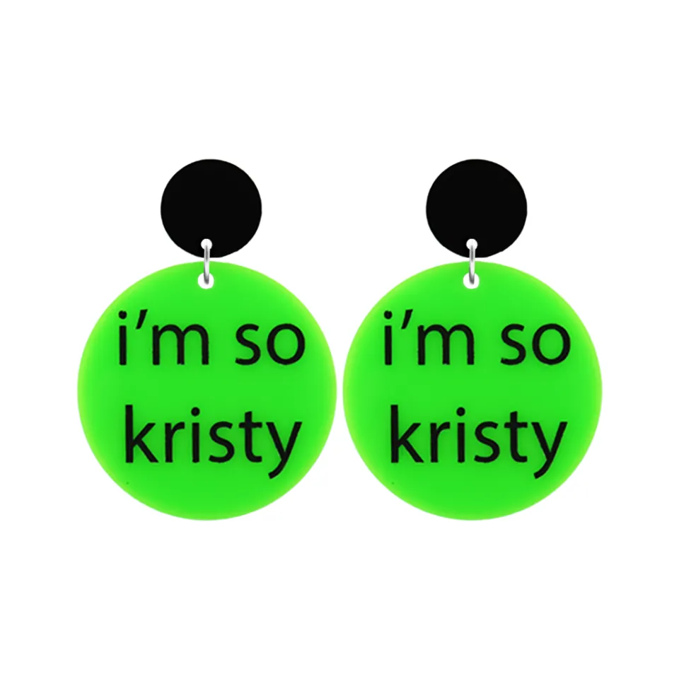 haus_of_dizzy_im_so__cust_1.webp Earrings^Haus Of Dizzy 'i'm so ...' Custom Circle Earrings