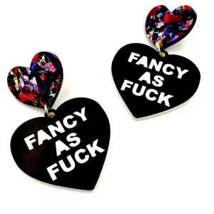 Earrings^Haus Of Dizzy Kaleidoscope 'Fancy as Fuck' Earrings