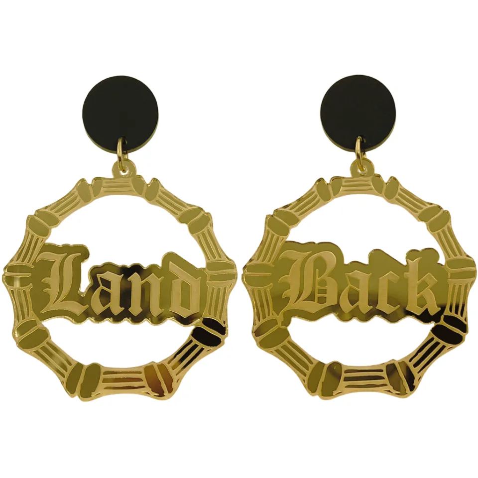 haus_of_dizzy_land_back_b_3-1.webp Bamboo Hoops | Earrings^Haus Of Dizzy 'Land Back' Bamboo Hoops