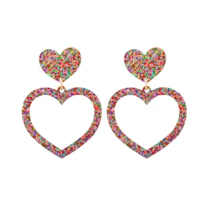 Earrings | Barbie Hearts^Haus Of Dizzy 'Limited Edition' Barbie Heart Earrings