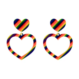 Earrings | Barbie Hearts^Haus Of Dizzy 'Limited Edition' Barbie Heart Earrings