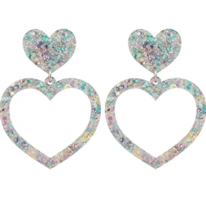Earrings | Barbie Hearts^Haus Of Dizzy 'Limited Edition' Barbie Heart Earrings