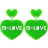 Earrings^Haus Of Dizzy '15-Love' Heart Earrings