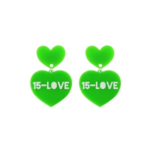 Earrings^Haus Of Dizzy '15-Love' Heart Earrings