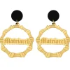 Bamboo Hoops | Earrings^Haus Of Dizzy 'Matriarch' Bamboo Hoops