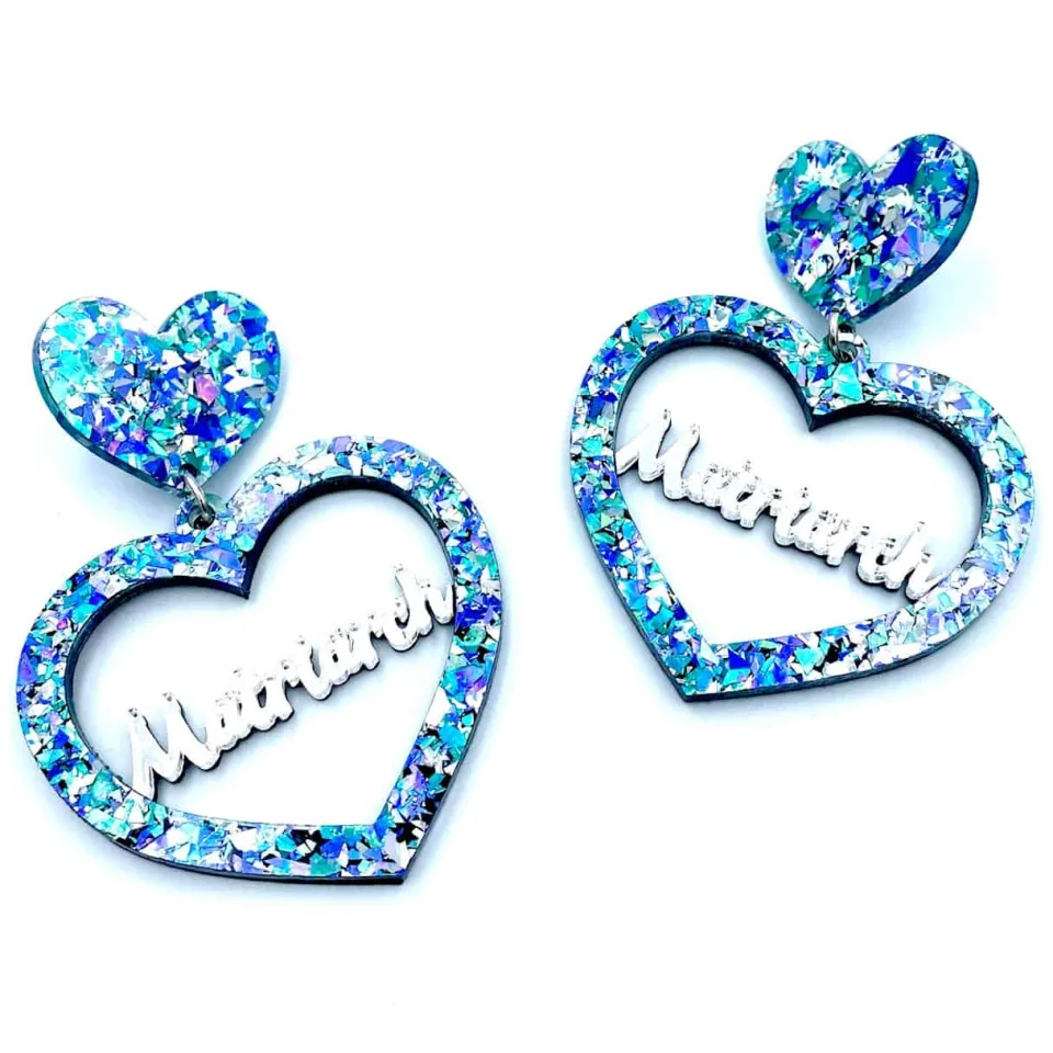 haus_of_dizzy_matriarch_d_2.webp Earrings^Haus Of Dizzy 'Matriarch' 3D Heart Earrings