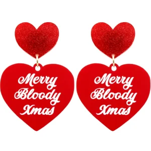 Earrings^Haus Of Dizzy 'Merry Bloody Xmas' Earrings