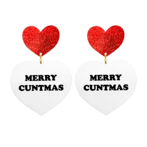 Earrings^Haus Of Dizzy 'Merry C*ntmas' Earrings