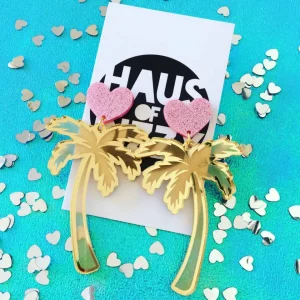 Earrings^Haus Of Dizzy Miami Palm Earrings