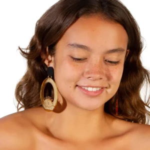 Earrings^Haus Of Dizzy Mirrored Eye Hoops