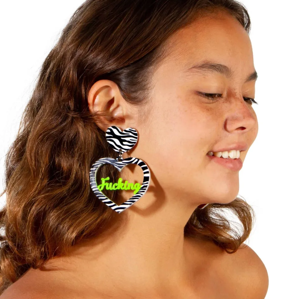 haus_of_dizzy_neon_fuckin_3.webp Earrings^Haus Of Dizzy Neon Fucking Fabulous Heart Earrings