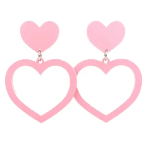 Earrings^Haus Of Dizzy 'Pretty Pastel' Barbie Heart Earrings