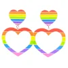 Earrings^Haus Of Dizzy 'Pride Flag' Barbie Heart Earrings ?️‍?