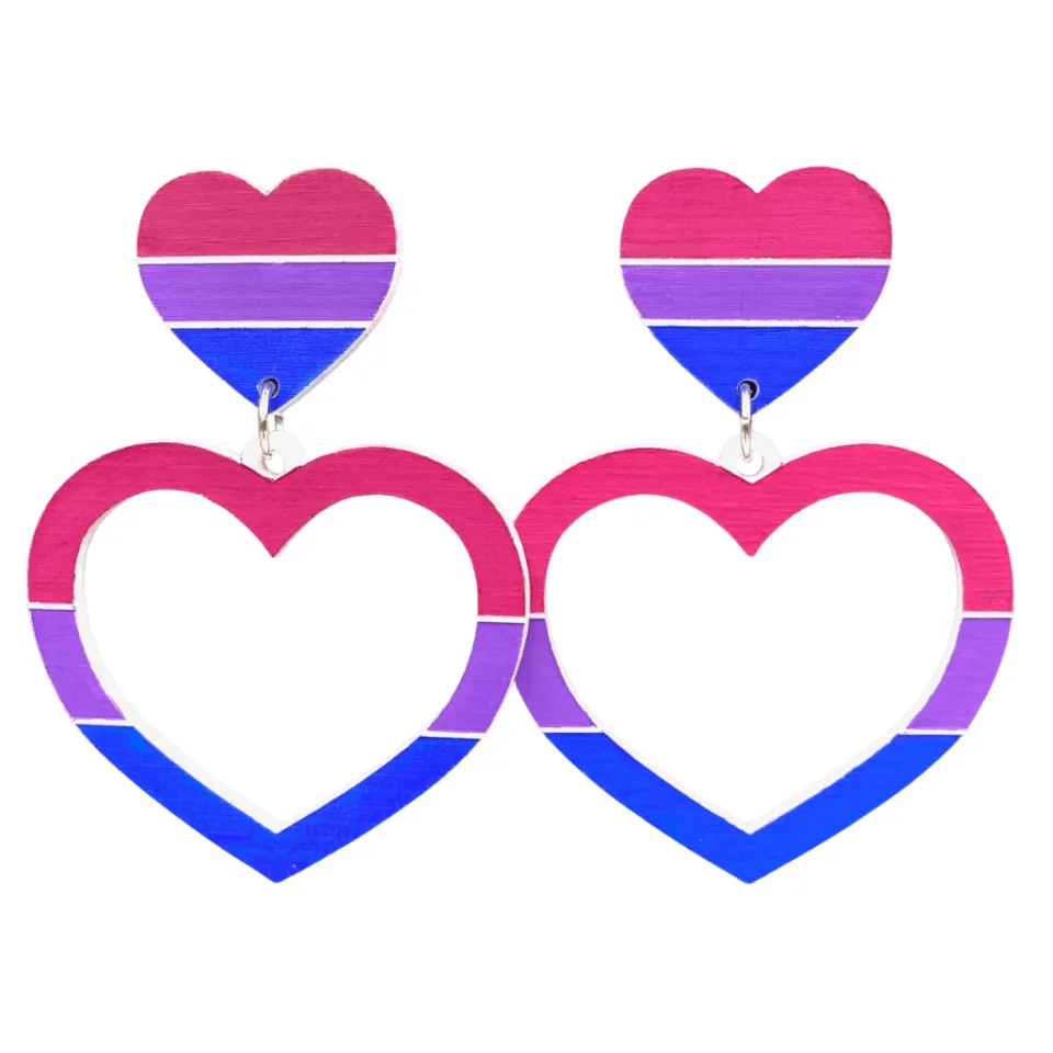haus_of_dizzy_pride_flag__2-1.webp Earrings^Haus Of Dizzy 'Pride Flag' Barbie Heart Earrings ?️?
