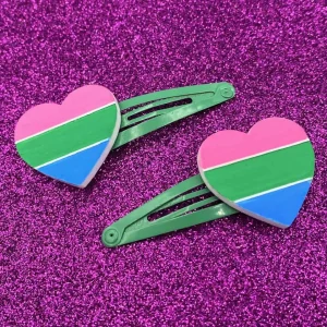 Hair Accessories^Haus Of Dizzy 'Pride Flag' Hair Clips ?️?