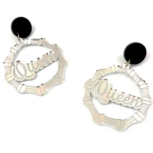 Bamboo Hoops | Earrings^Haus Of Dizzy 'Queen' Bamboo Hoops