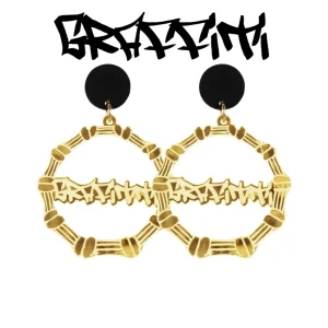 Bamboo Hoops | Earrings^Haus Of Dizzy 'Queen' Bamboo Hoops