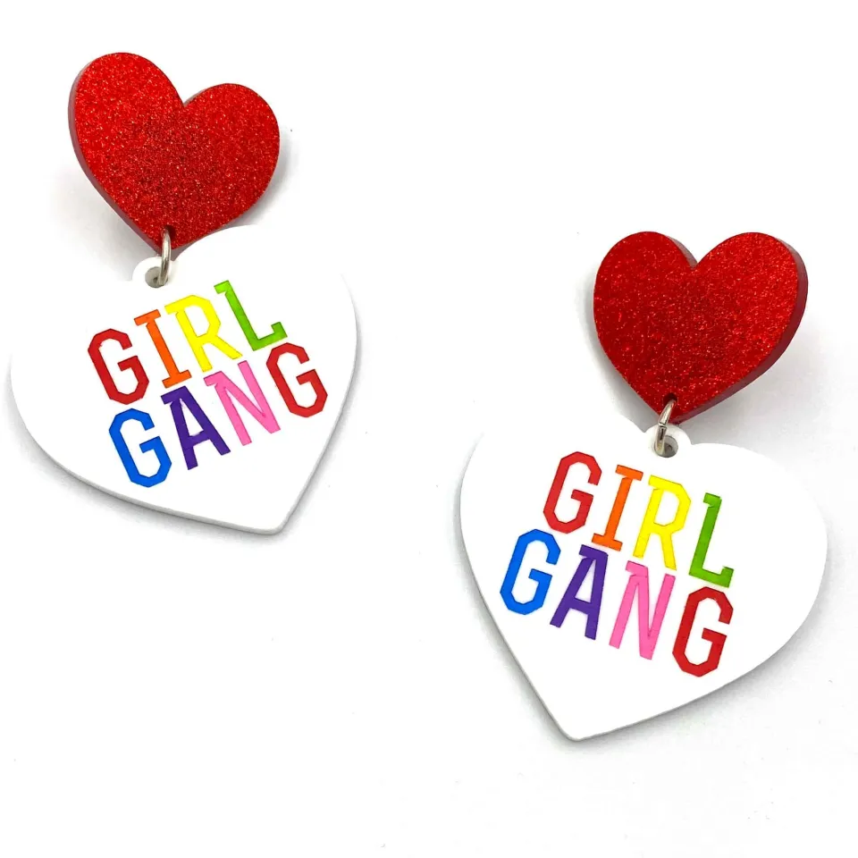 haus_of_dizzy_rainbow_gir_0.webp Earrings^Haus Of Dizzy Rainbow 'Girl Gang' Earrings
