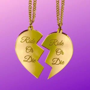 Necklaces^Haus Of Dizzy 'Ride or Die' Friendship Necklace set