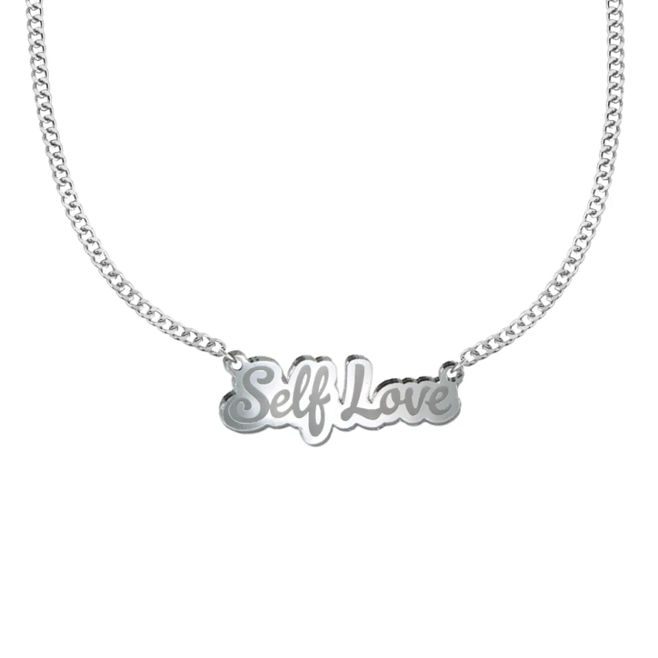 haus_of_dizzy_self_love_p_1.webp Necklaces^Haus Of Dizzy 'Self Love' Plate Necklace