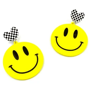 Earrings^Haus Of Dizzy 'Sh*t Happens' Smiley Earrings ?