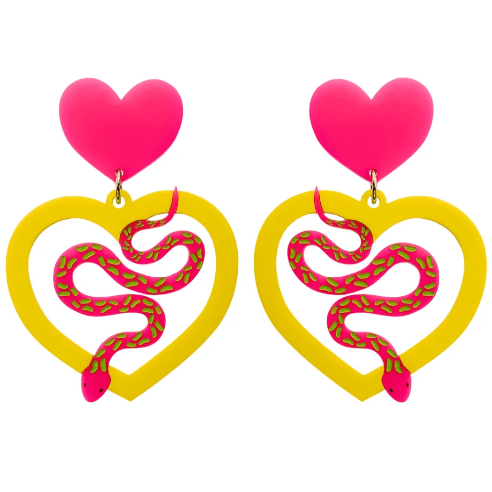 haus_of_dizzy_snake_eyes__4.webp Earrings^Haus Of Dizzy 'Snake Eyes' Heart Earrings