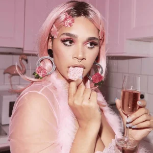 Earrings^Haus Of Dizzy 'Snake Rose' Hoop Earrings