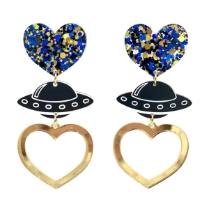 Earrings^Haus Of Dizzy 'Spaced Out' UFO Earrings