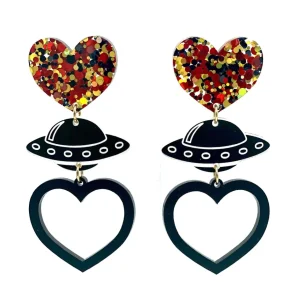 Earrings^Haus Of Dizzy 'Spaced Out' UFO Earrings