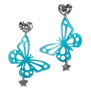 Earrings^Haus Of Dizzy Sparkle Butterfly Charmed Earrings