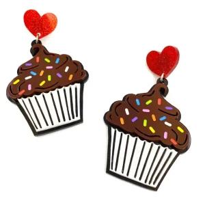 Earrings^Haus Of Dizzy 'Sprinkles' Cupcake Earrings
