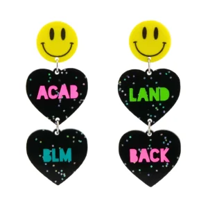 Earrings^Haus Of Dizzy Stacked 'Protest' Earrings
