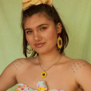 Necklaces^Haus Of Dizzy Sunflower Necklace