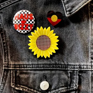 Pins/Patches | Earrings^Haus Of Dizzy Sunflower Pin