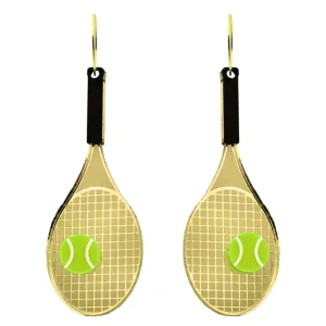 Earrings^Haus Of Dizzy Tennis Racket Earrings