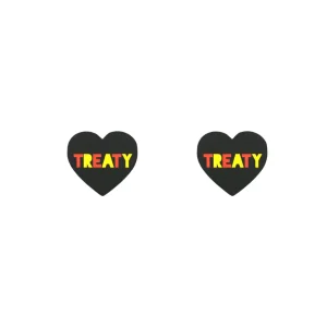 Earrings^Haus Of Dizzy 'Treaty' Heart Earrings