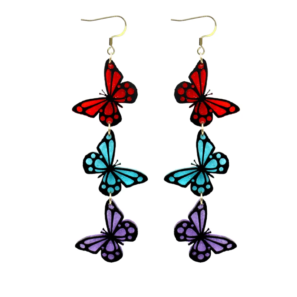 haus_of_dizzy_triple_beau_1.webp Earrings^Haus Of Dizzy Triple 'Beautiful Budya Budya' Earrings