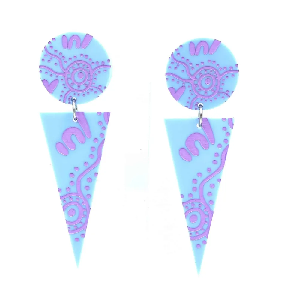 haus_of_dizzy_wiradjuri_y_0.webp Earrings^Haus Of Dizzy 'Wiradjuri Yinaa' Cone Earrings