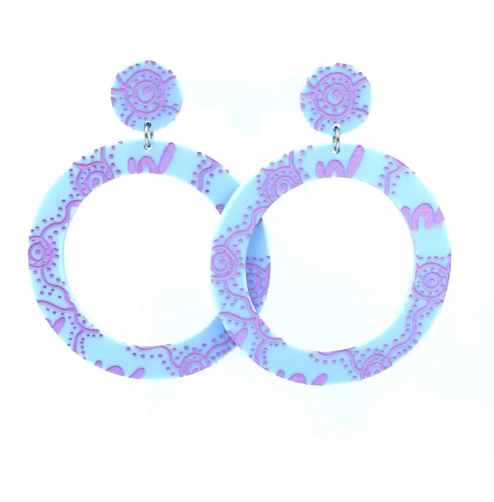 haus_of_dizzy_wiradjuri_y_6-1.webp Earrings^Haus Of Dizzy 'Wiradjuri Yinaa' Hoop Earrings