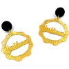 Earrings | Bamboo Hoops^Haus Of Dizzy 'Yas Kween' Bamboo Hoops